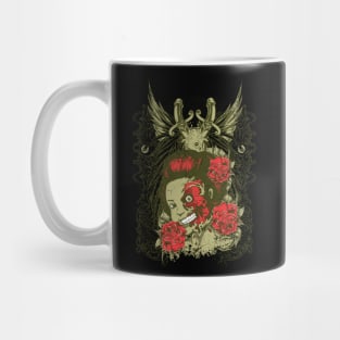 Girl with Roses Mug